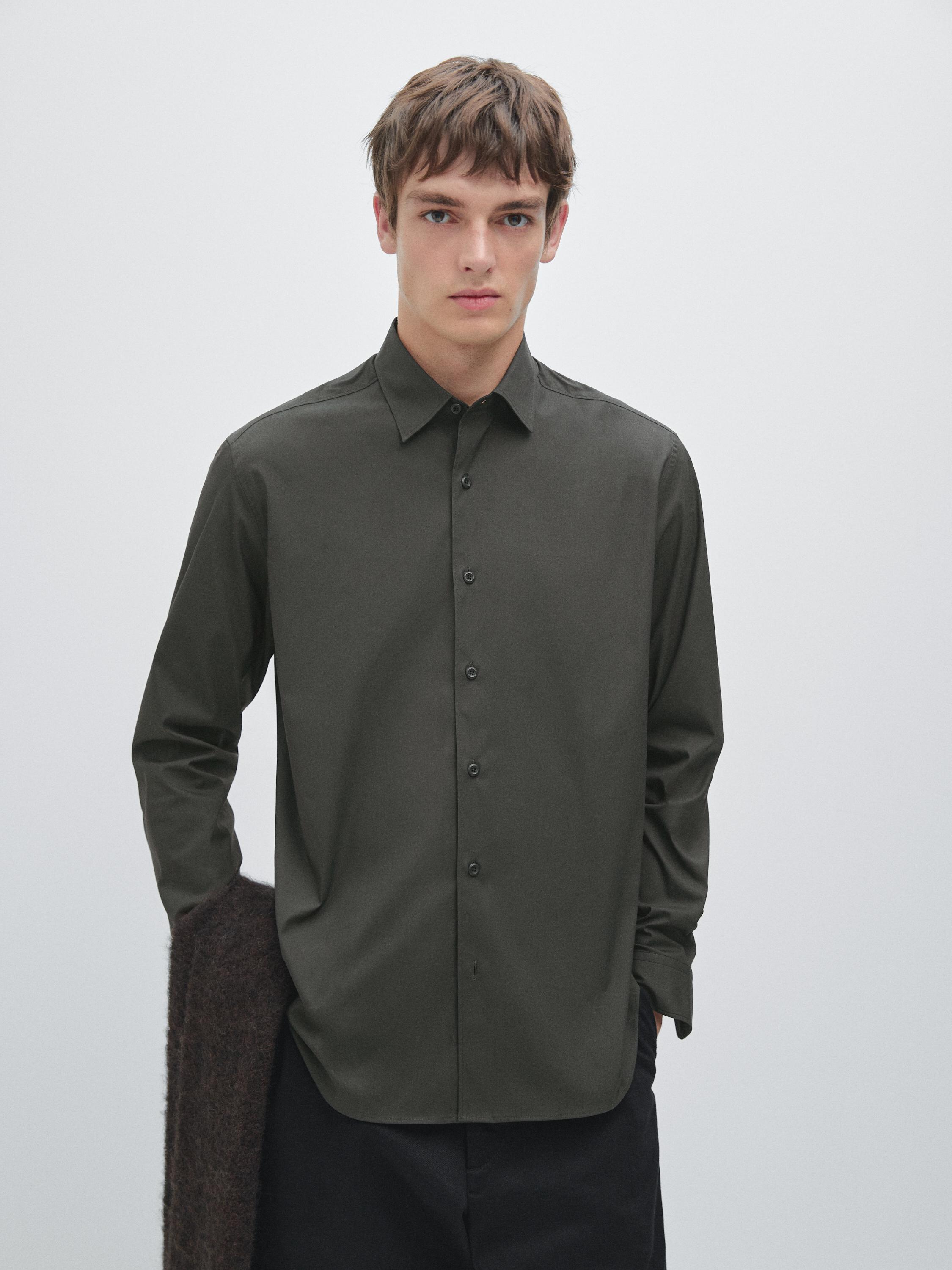 Slim fit stretch shirt